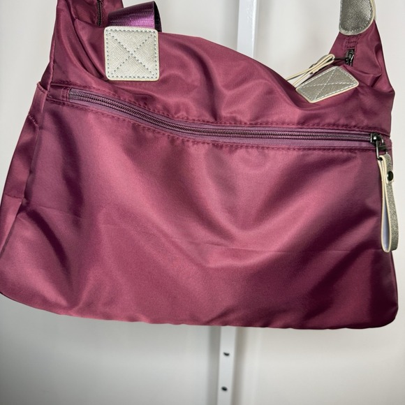 Balizuoan Purse Mommy Bag Plum  Nylon Pockets Adjustable Strap New In‎ Bag - Picture 8 of 16